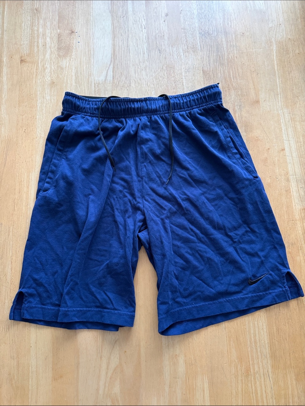 Nike Men's Navy Athletic Drawstring Shorts